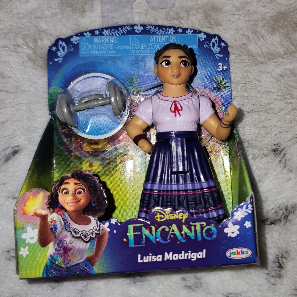 Disney Encanto Luisa 3 inch Small Doll, Includes Accessory,